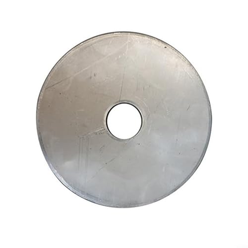 Rondelles en acier inoxydable 10,2 cm argentées : lot de 4 pour mesure alignement des poils