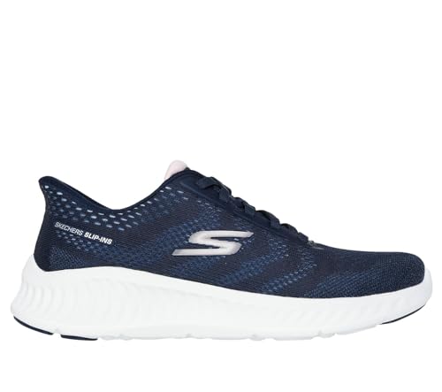 Skechers Women's Go Walk Now Hands Free Slip-Ins Sneaker, Navy/White, 11 by Skechers - Used condition - Image 7