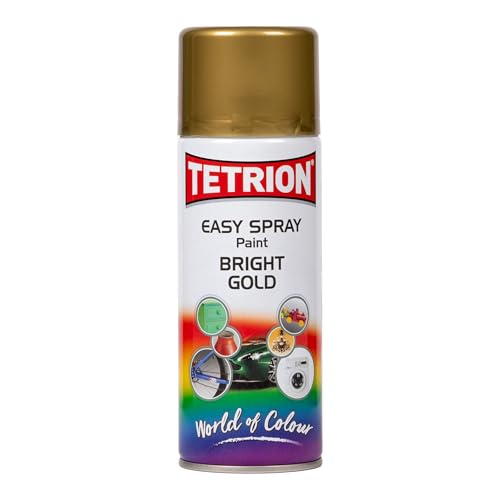 Tetrion Easy Spray Paint – Bright Gold 400ml - All-Purpose F...