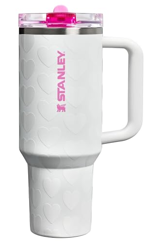 Image of STANLEY Quencher ProTour Flip Straw Tumbler with Leakproof Lid 40 oz | Built-In Straw & Handle | Cupholder Compatible for Travel | Insulated Stainless Steel Cup | BPA-Free | Frost Lovely