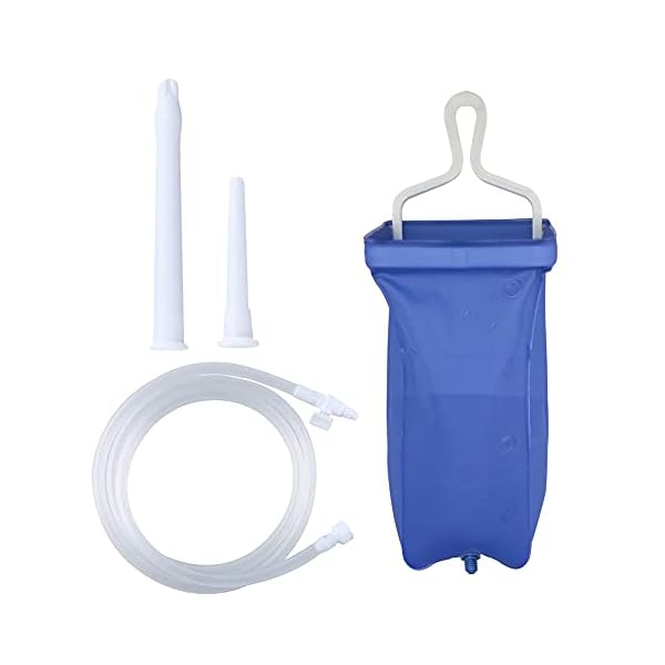 TopQuaFocus Einlauf Set Irrigator-Set 2 Liter Reise-Irrigator Klistier Set