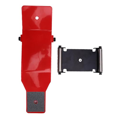 Herramienta portátil para Gato de neumáticos de Alta Resistencia, Elevador de neumáticos de construcción de Acero con Placa de Rodillo y Mango Antideslizante Mate, Apto para