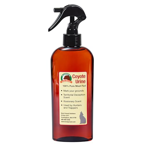 Just Scentsational RS-8 Coyote Urine – 8 oz Trigger Sprayer for Gardens, Hunters & Trappers