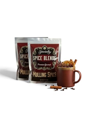 Tennessee’s Best Mulling Spice – Warm Spiced Drink Mix for Apple Cider & Wine, Cinnamon Clove Orange Blend, Small Batch (2 Pack)