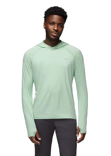 prAna Mens Sol Shade Hoodie, Bio Mint, Large