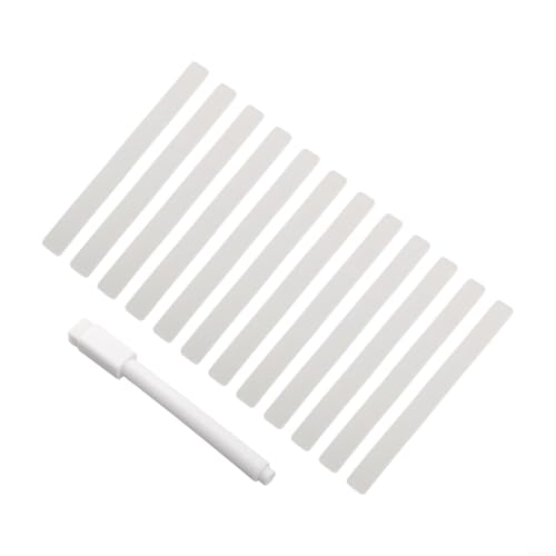 Garden Organization Made Easy - Paquete de 12 marcadores acrílicos para plantas con opciones de escritura