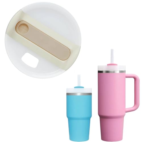 Replacement 30oz Tumbler Lid - Fit For Stanley 20oz, 30oz Adventure Quencher 2.0 Tumbler (Cream)