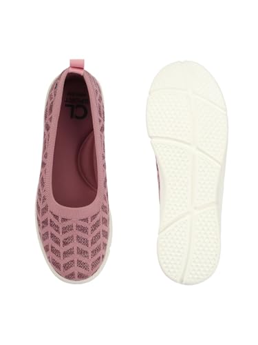 Image of Carlton London Women's Breathable Lightweight Everyday Patterned Ballet Flat