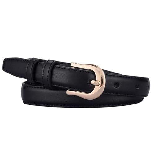 Ceinture de jean en cuir PU pour femmes : passez du bureau à vos sorties en soirée avec style
