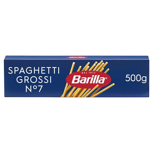 Barilla Pasta Spaghettoni, Pasta Lunga di Semola di Grano Duro, Forma Corposa e Spessore Equilibrato, 500 g