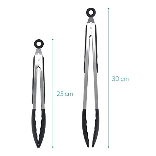 Grillzange Navaris 2X Universal Küchenzange für den vielseitigen Einsatz
