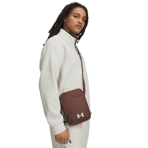 Image of Under Armour Unisex Sportstyle Lite CrossbodyDISC, (230) Incense Brown / / Summit White, One Size Fits Most