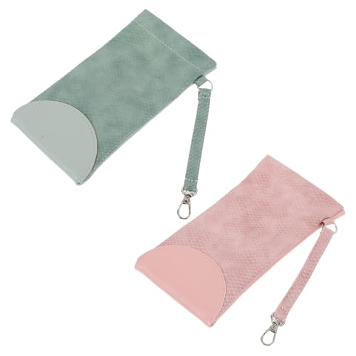 Étui à pochette de rangement pour vue, housse de protection rayures et pochette lunettes souple