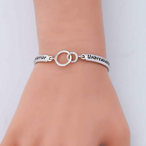 LQRI Epilepsy Awareness Bracelet - Unbreakable Epilepsy Warrior Gift2
