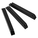 BESPORTBLE 3 Glänzende Schwarze Klaviertasten aus Kunststoff Ersatzteile für Klavierreparatur Universell Kompatibles Keyboardzubehör für Bühne und Studio