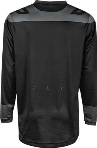 Fly Racing F-16 Men's Jersey (Black/Charcoal, Large)