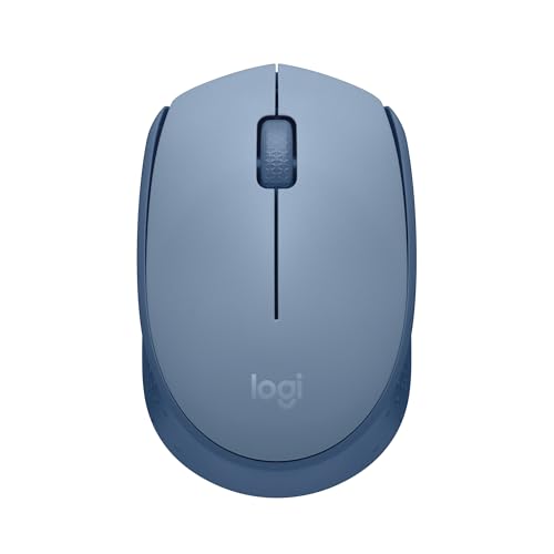 Logitech M171 Ratón inalámbrico para PC, Mac, portátil, 2,4 GHz con minireceptor USB, Seguimiento óptico, duración batería 12 Meses, ambidiestro, Gris