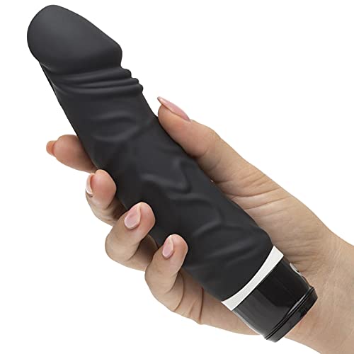 Lovehoney Black Girthy Realistic Dildo Vibrator - 6.5 Inch - Image 6