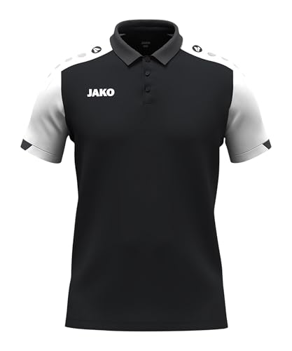 Polo Dynamic JAKO Enfant Noir 152 haut sport respirant
