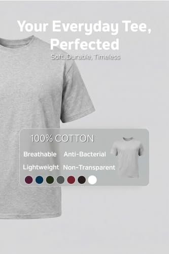 Image of Van Heusen Men's Crew Neck T-Shirt - Soft & Breathable Cotton | Regular Fit | Comfortable Everyday Casual Wear | Short Sleeves | Summer Favorite |Solid Colors | Style 60052|Available in Pack of 1 & 2