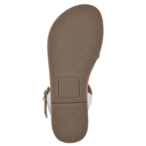 Image of WHITE MOUNTAIN Girl's Gloss Flat Sandal