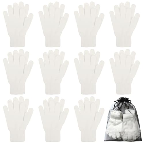 Cooraby 12 Pairs Winter Magic Gloves Stretchy Warm...