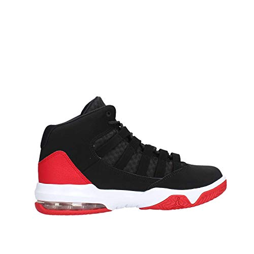 Nike Nike Air Jordan Max Aura Mens Basketball Trainers AQ9084 Sneakers Shoes (UK 6.5 US 7.5 EU 40.5, Black Gym red 023)
