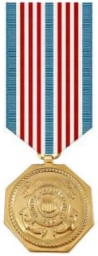 Coast Guard Medal Miniature Size Anodized Finish