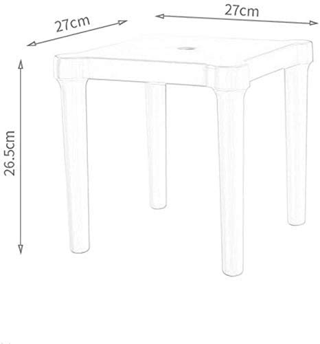Taburete de paso desmontable de plástico lavable para el hogar 2