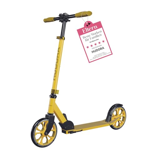 HUDORA Scooter Up 200 - Geräuscharmer Aluminium-Roller für bis zu 100kg - Höhenverstellbarer & zusammenklappbarer Tretroller - Ruckelfreier Kick-Scooter für Kinder/Jugendliche & Erwachsene HUDORA Scooter Up 200 - Geräuscharmer Aluminium-Roller für bis zu 100kg - Höhenverstellbarer & zusammenklappbarer Tretroller - Ruckelfreier Kick-Scooter für Kinder/Jugendliche & Erwachsene