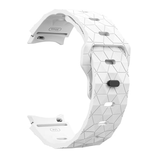 Image of WRIGSS Silicone Strap Compatible with Samsung Galaxy Watch 7 6 5 4 FE - No Gap Football Texture Band, Soft & Durable Replacement Wristband for 40mm 44mm Standard & Classic Models - Men & Women