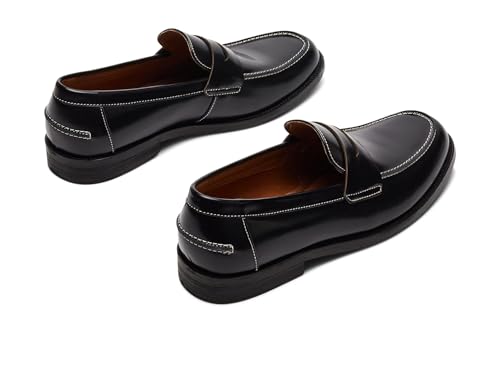 Mocasín Natan Penny Steve Madden para hombre en color negro talla 43 EU 3
