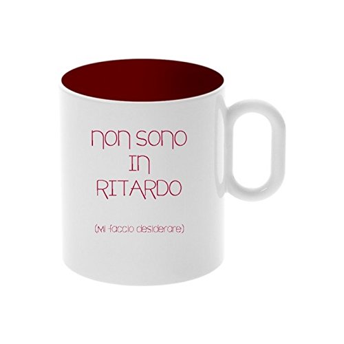 My Custom Style® Tazza In Ceramica da 325ml "Non Sono In Ritardo" - 1 tazza