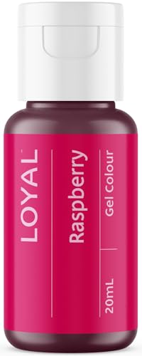 Image of Loyal Gel Food Coloring | Vibrant Color for Buttercream, Fondant, Royal Icing, Gum Paste, Marzipan and Cake Batter | Gel-Based Concentrated Food Dye - 20ml Raspberry