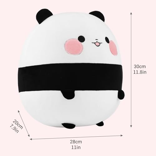 GAGAKU Plüschkissen 30cm Plüschtier Kuscheltie für Kinder Erwachsene süßes Stofftier Geschenk für Geburtstag Jahrestag (Panda)