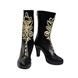 [Ffukee] 七草にちか コスプレ グッズ 靴 ブーツ コスプレ靴 shoes ハロウィン クリスマス 文化祭 お祭り(23CM)