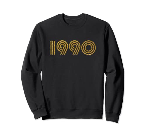 1990 – Année de naissance Milestone Anniversaire Rétro Funk Disco Sweatshirt