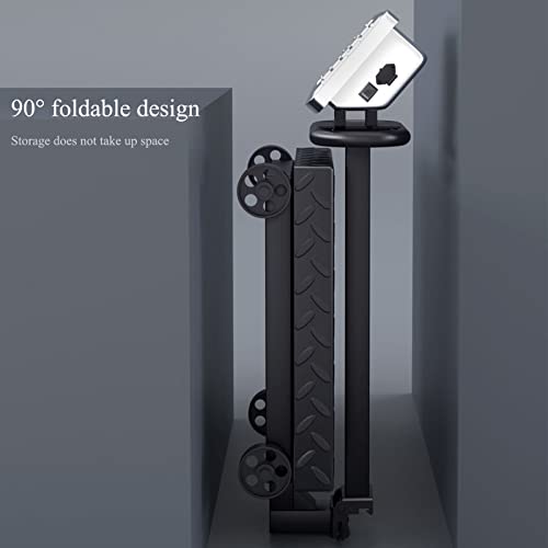 Báscula industrial plegable con ruedas y pantalla digital miniatura 2