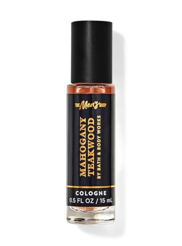 Bath and Body Works Mahogany Teakwood Mini Cologne 15 mL 0.5 Fl Oz (Pack of 1) (Mahogany Teakwood)