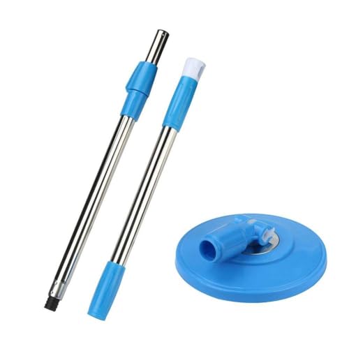 Balai serpillère Rotatif à 360 degrés - pour Balai à Franges Rotatif - sans pédale - Bleu
