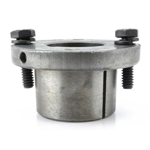 H-1 1" Bore H Style Steel Sheave - for Maseterdrive Industrial Mechanical Power Transmission Part - Pulley Bushing Split Taper - fits 1" Keyed Shaft Solid Steel Bushing