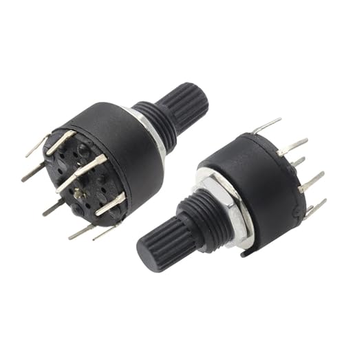 Interruptor rotativo de 16 mm para personalizar modos de funcionamiento en electrónica DIY 4