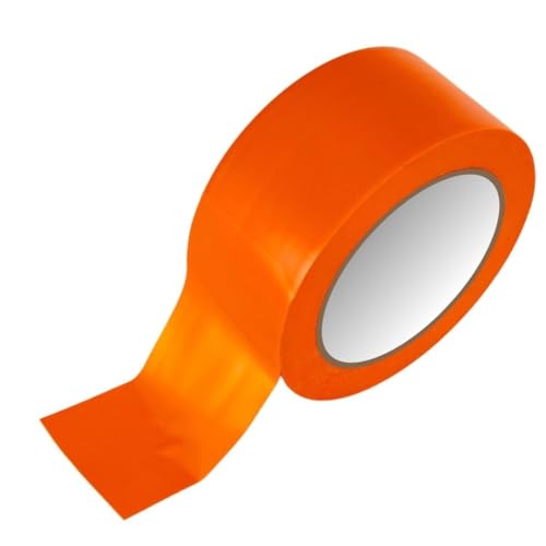 Image of GTSE - Orange Vinyl PVC Floor Tape 2 inch x 108ft Safety Marking Tape