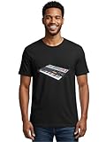 Opavo Clothing Company Mens Graphic Printed Cotton T-Shirt Casual Summer Wear Roland-Jupiter-8 Graphic Size - Medium Black