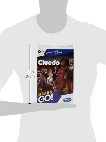 Miniatura 3 de Clue Grab and Go Juego para edades de 8 años en adelante, juego portátil para 3-6 jugadores, juego de viaje para niños