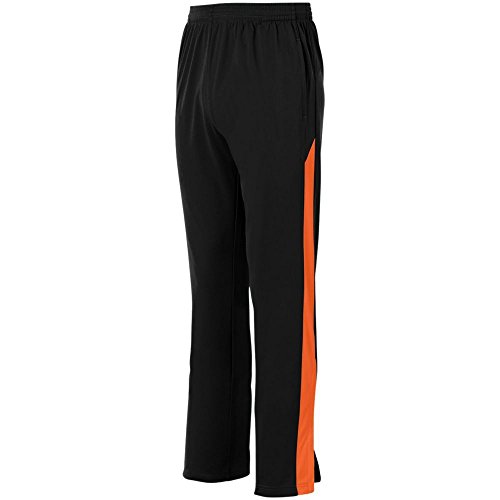 Augusta Sports Youth Medalist Pant 2.0, Black/Orange, Medium