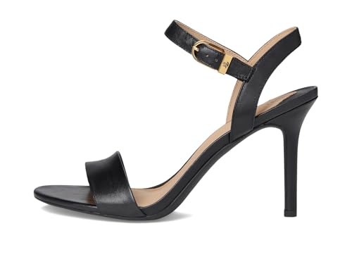 Image of Lauren Ralph Lauren Gwen Burnished Leather Sandal