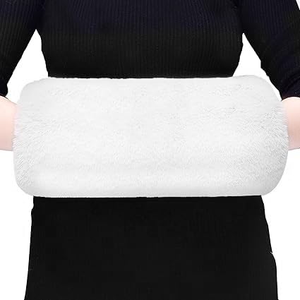 Manicotti Per Le Mani In Pelliccia Sintetica - Scaldamani Per Le Mani In Pile | Manicotto Per Le Mani In Pelliccia Sintetica Con Tasca Con Cinturino Soffice, Maniche Invernali In Peluche Per