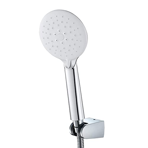 Cabezal de Ducha Manual ABS Blanco y Cromo miniatura 2