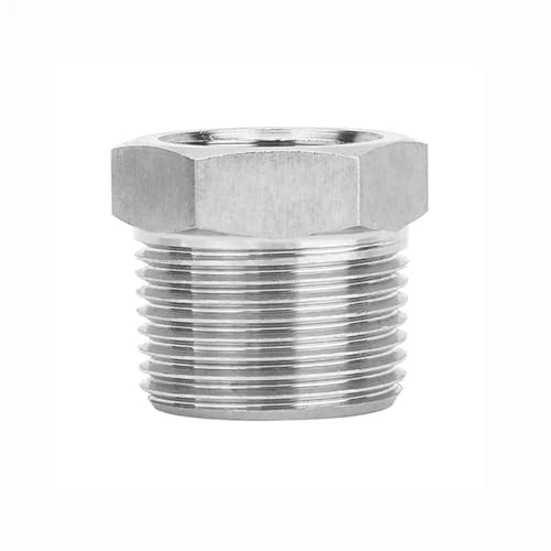 Buje reductor para arreglar fugas y adaptar roscas de tubería NPT3/4 a NPT1/4 de forma segura 2